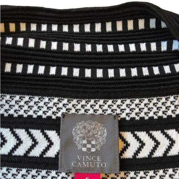 VINCE Camuto Fitted Knit Sleeveless Dress with Rolled Shawl Collar EUC - Picture 3 of 9